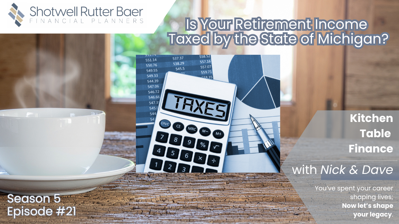 retirement income taxed by the State of Michigan